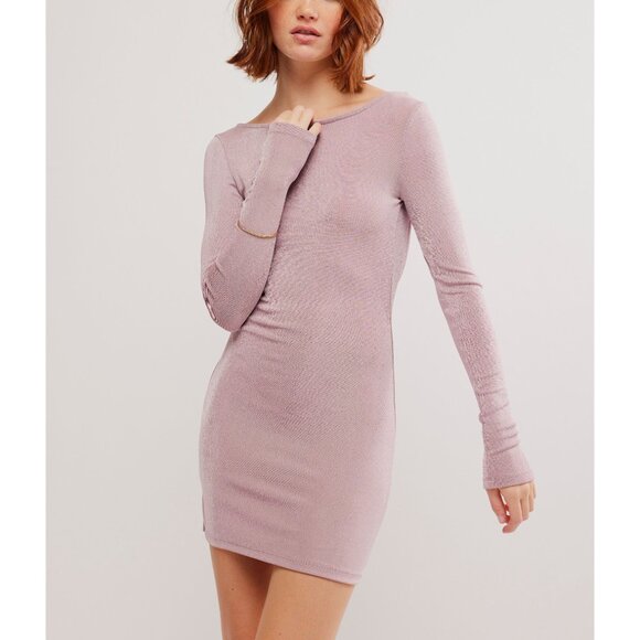 Free People Dresses & Skirts - FREE PEOPLE Call Me Later Long Sleeve Slip / Dawn